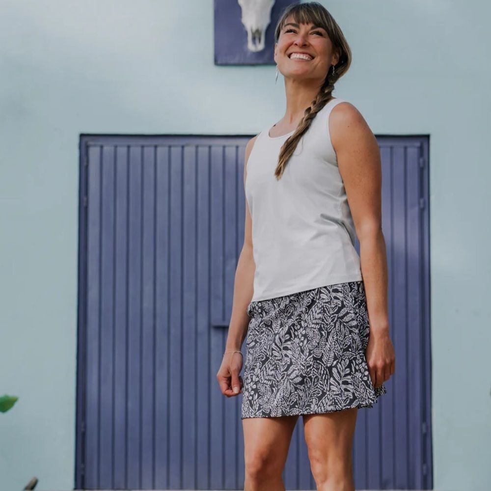NWT RIPSKIRT HAWAII XL SKIRT BOTANICAL BLUES